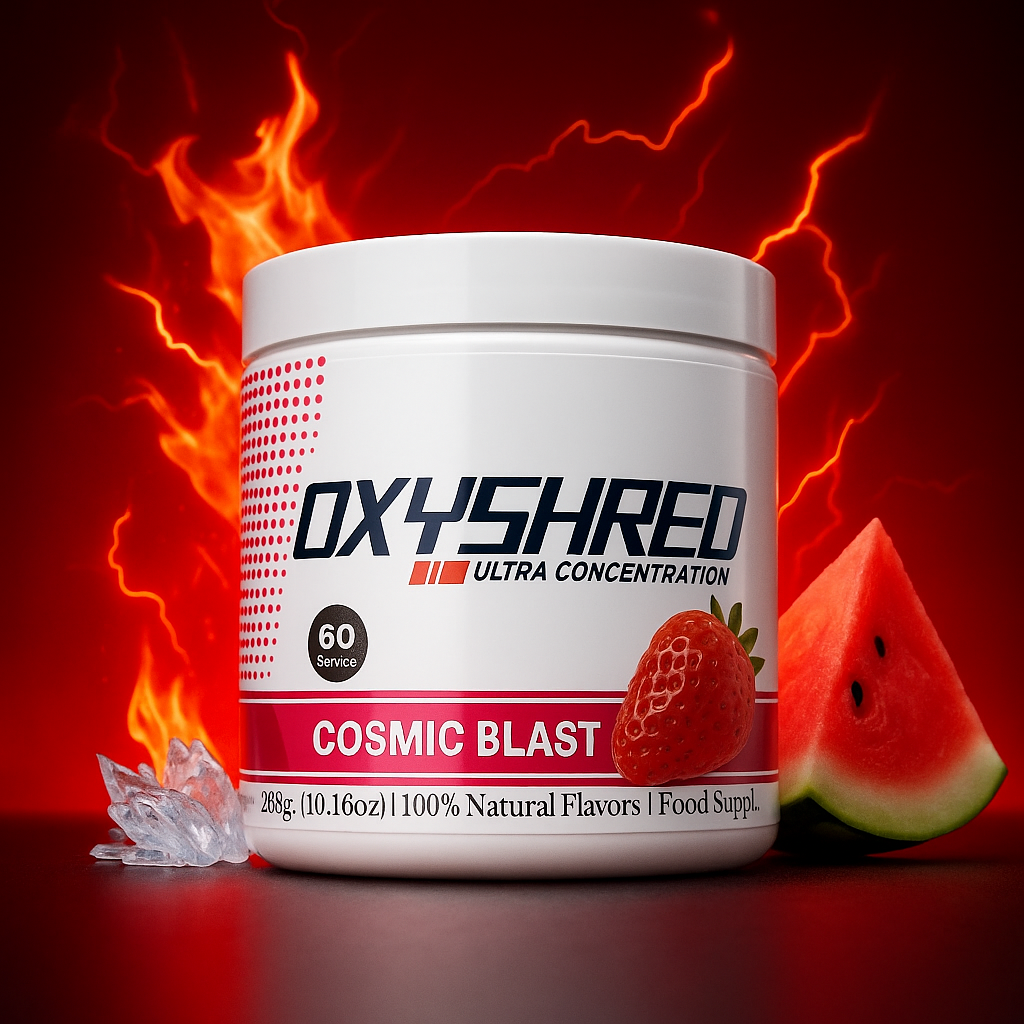 oxyshred pre workout closeup