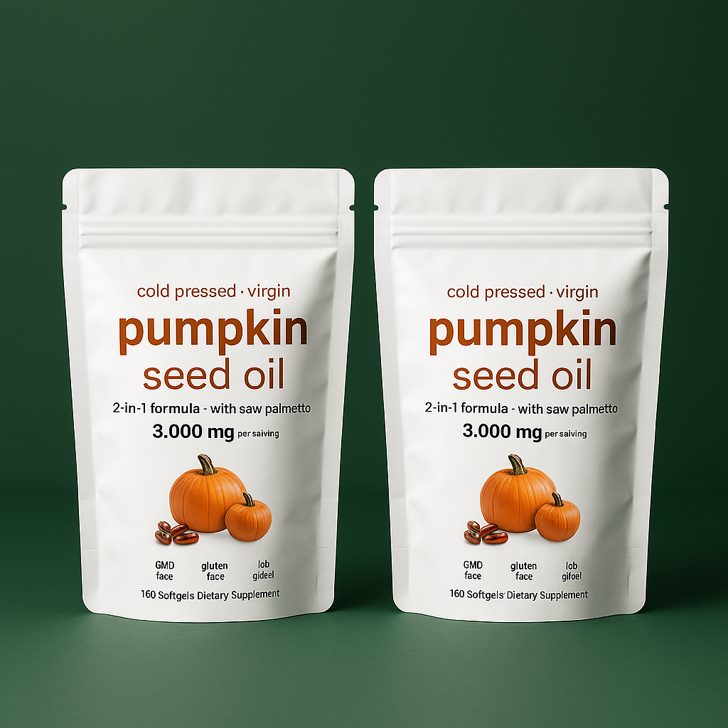 Pumpkin Seed Oil with Saw Palmetto - 2 Pack