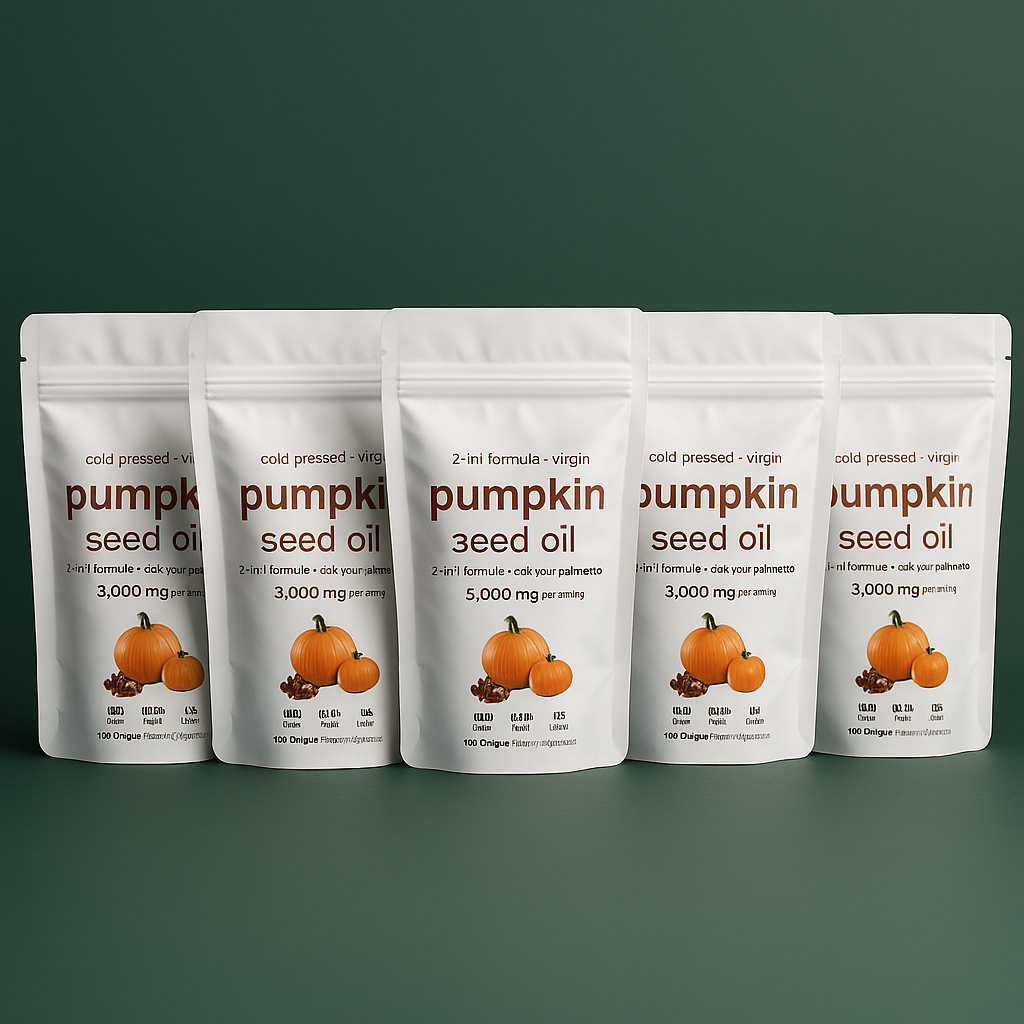 Pumpkin Seed Oil with Saw Palmetto - 5 Pack