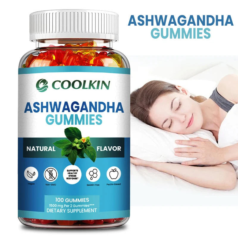 Ashwagandha Gummies — Stress Relief, Focus & Sleep Support