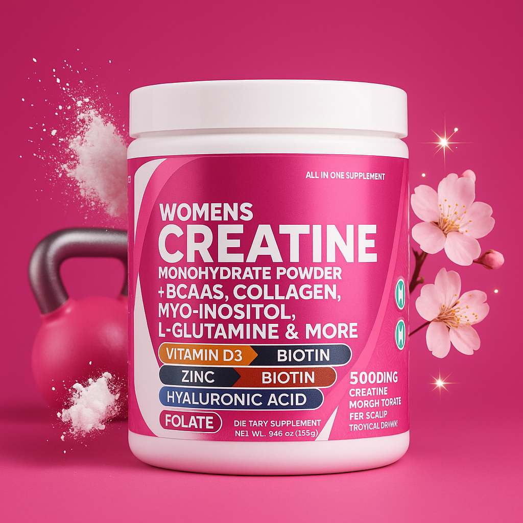 womens creatine closeup