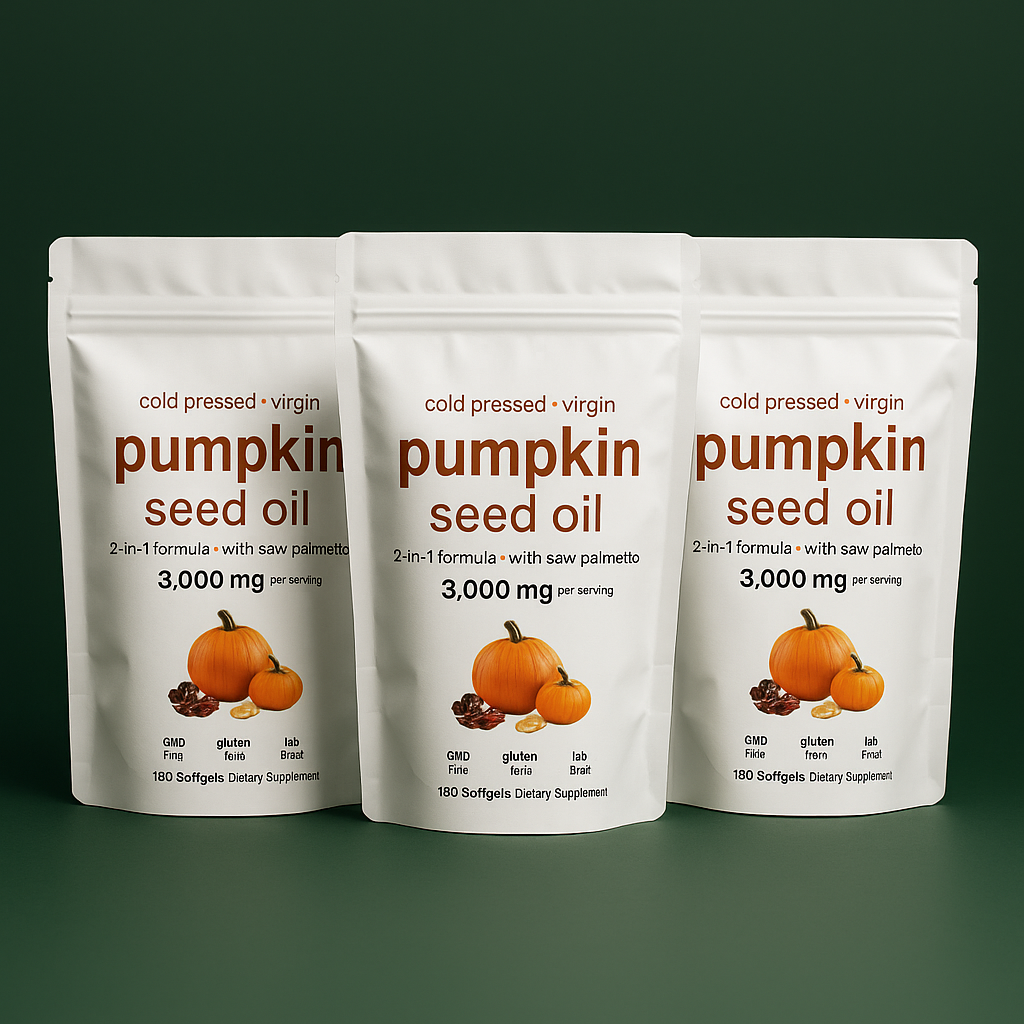 Pumpkin Seed Oil with Saw Palmetto - 3 Pack