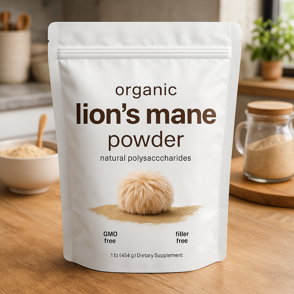 Organic Lion's Mane Mushroom Powder