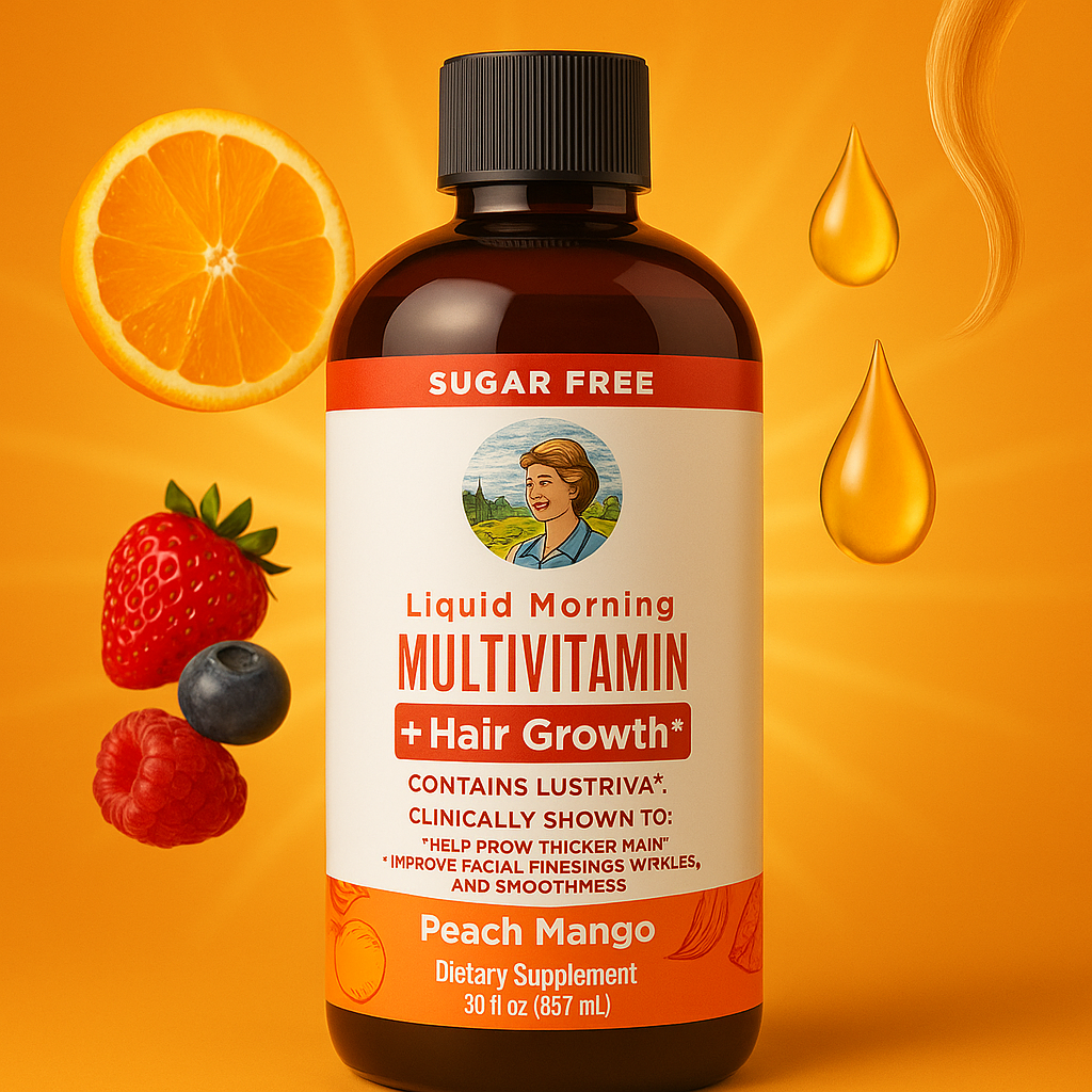 Liquid Morning Multivitamin + Hair Growth