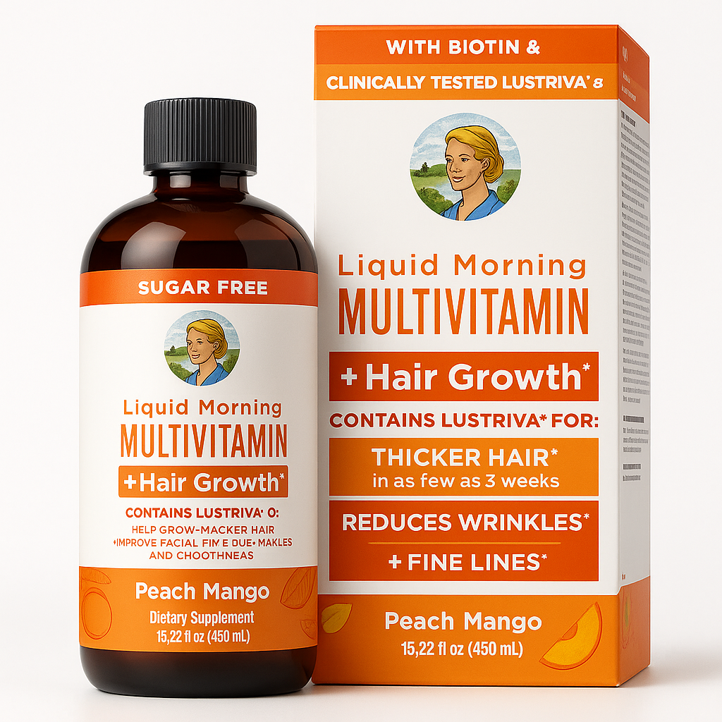 Liquid Morning Multivitamin + Hair Growth