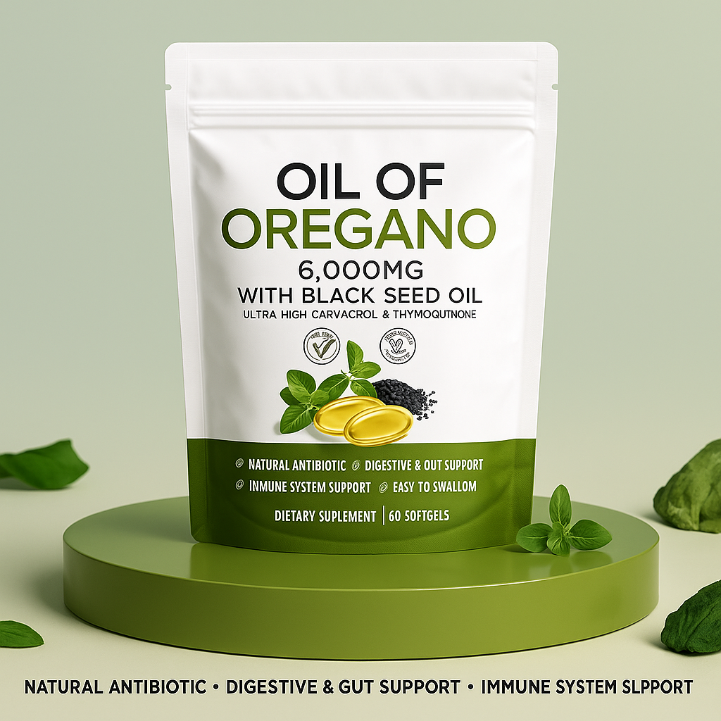 Oregano Oil & Black Seed Oil Softgels