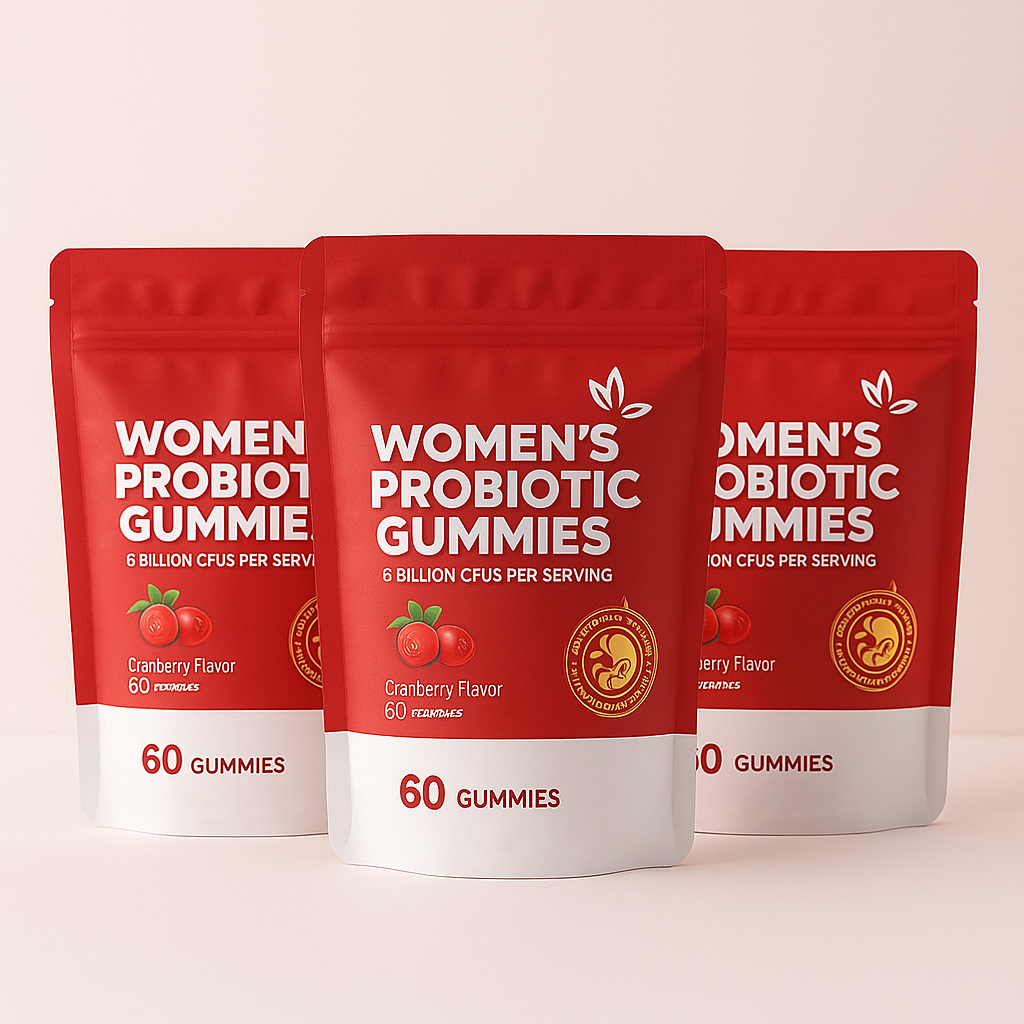 Probiotic Gummies for Women — Cranberry, pH Balance & Digestive Health