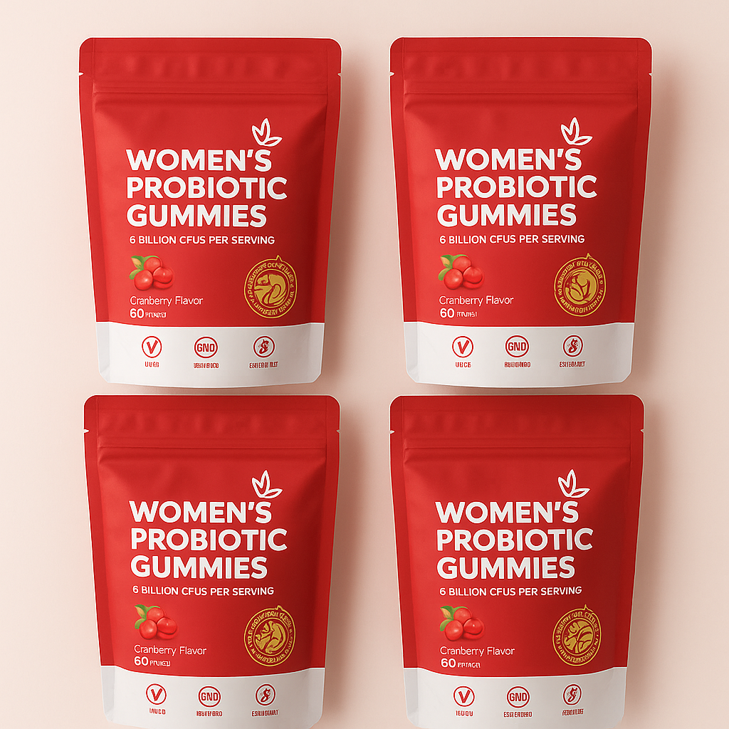 Probiotic Gummies for Women — Cranberry, pH Balance & Digestive Health