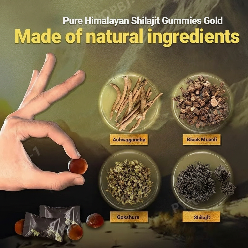Pure Himalayan Shilajit Gummies — 3000mg with 85+ Trace Minerals